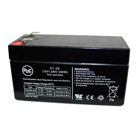 AJC® Universal Power 12 Volt 1.3 Ah (UB1213) 12V 1.2Ah Alarm Battery